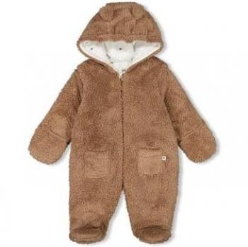 Feetje Plüschoverall Teddy mit Fuß und Kapuze mit Ohren