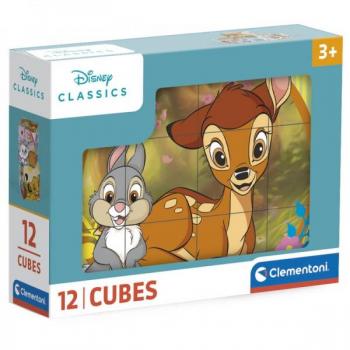 Puzzle Cubi Disney 12 Pezzi