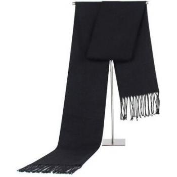 Écharpe à franges rouge kaki « Urban Winter Tippet »