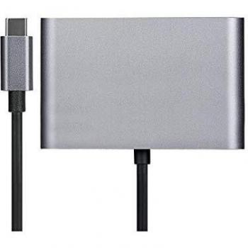Nikkai USB-C Multiport Dock with VGA/HDMI/3.5mm Jack