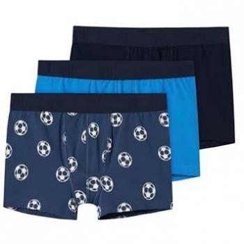 Name It Slip NKMBOXER 3P DARK DENIM FOOTBALL