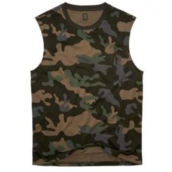 Brandit Stealth Green Tank Top – XXL, Pure Cotton