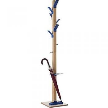 EasyCLOTH Appendiabiti a Stelo di Legno Massello con Accessori