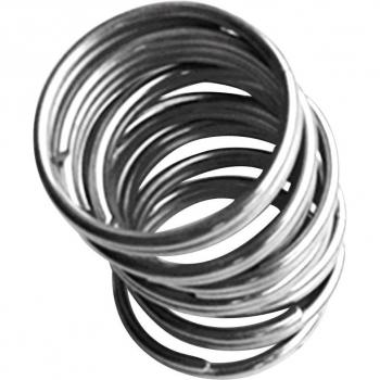 20Pcs 316 Stainless Steel Keychain Split Rings