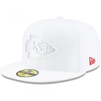 New Era 59Fifty Platinum NFL Sideline Herrenbeanie Weiß