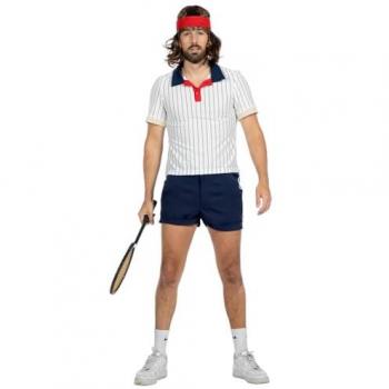 Metamorph Grand Slam Tennis Kostüm (80er Jahre, Männer, 48)
