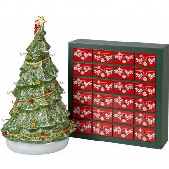 Villeroy & Boch 26‑Piece Christmas Toy Calendar – 3D Tree Edition