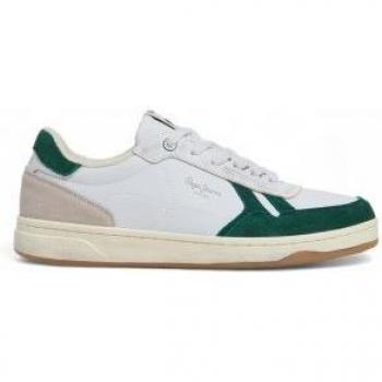 Weiße Sneakers von Pepe Jeans Kore Heritage M PMS00026