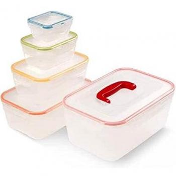 LOCKNLOCK 5 Piece Rectangular Storage Set