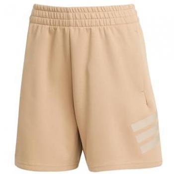 Future Icon 3‑Stripe Women’s Shorts – Beige, Small