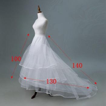 Jupon Dur Noir et Blanc pour Robe de Mariée