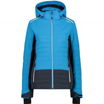 Cmp Ladies' Turquoise Zip Hooded Jacket 31w0226 2XS