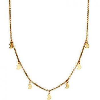 Córdoba Jewels | Collar en Plata de Ley 925 con diseño Lunitas Gold