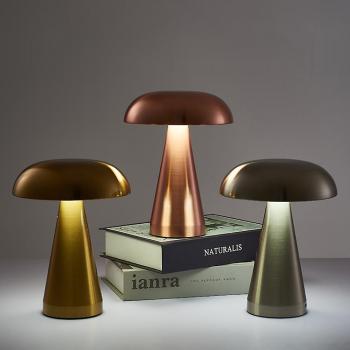 Table lampé LED Mushroom Touch Rechargeable, 3 couleurs