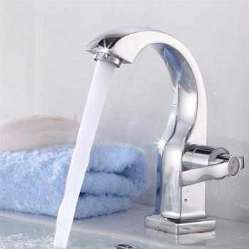 Bathroom Water Tap with Spiral Design