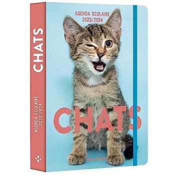 Agenda scolaire chats 2023