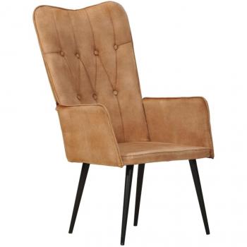 VidaXL Relaxsessel Braun Canvas