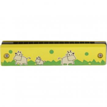 Green Butterfly 16-Hole Harmonica Toy