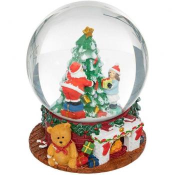 Bola de Nieve Festiva Papá Noel 120mm