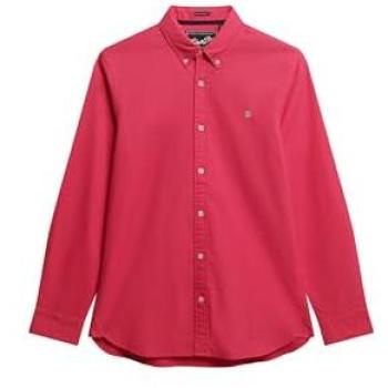 Chemise Oxford Superdry pour Homme en Coton Rose XL