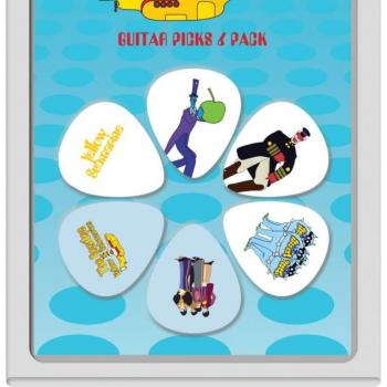 Perris LP‑TB5 “Yellow Submarine” Beatles Pick Set – 6 Stones