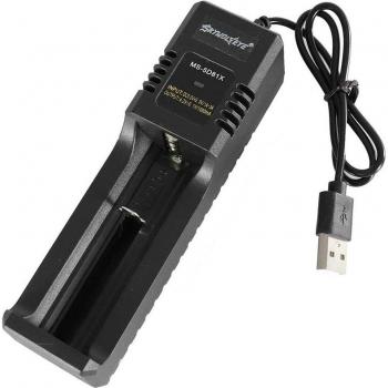 Batterie rechargeable 18650 avec chargeur USB