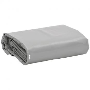 Bâche de jardin gris 4x6 m 650 g/m²