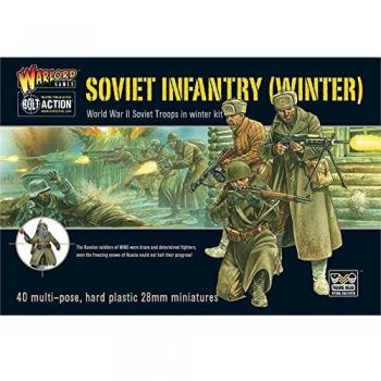 Soviet Snow Troops Wargaming Kit – 1:56 Plastic Figures