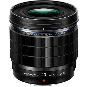 OM System M.Zuiko ED 20mm f/1.4 Pro (Micro Four Thirds, Micro Four Thirds), Objektiv, Schwarz