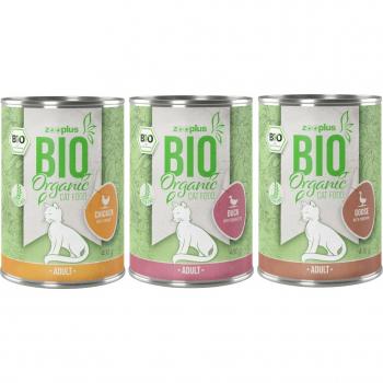 Petits Délices 3‑Variétés Zooplus Bio 6×400 g