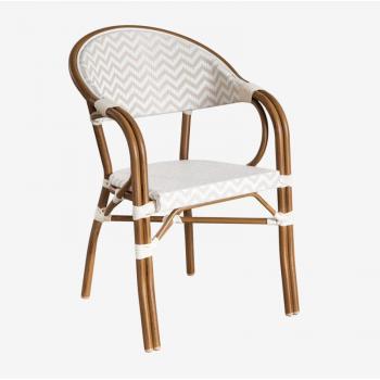 ReposaBistro Aluminio: Silla Apilable Brielle