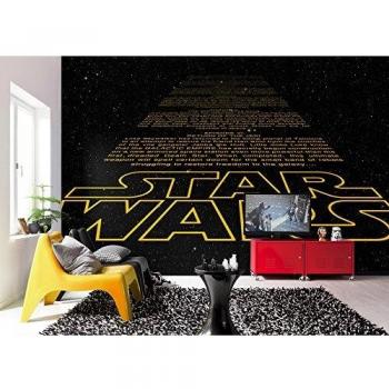 Komar Star Wars Intro Tapete, 368x254 cm, mit Kleister