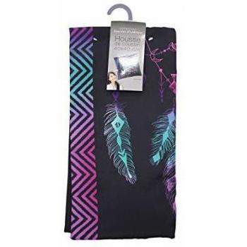 Housse de Coussin Multicolore Lucky Plumes 40x40 cm