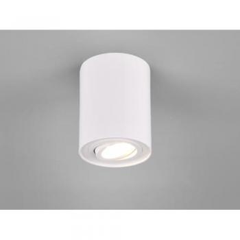 Kompakter LED Deckenstrahler, Dimmfunktion, Warmweiß, Aufputz, Ø 9,6cm, Weiß
