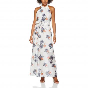 Daniel Hechter Maxi Kleid A-Linie für Damen, 10622 771315, Gr. 44, Weiß