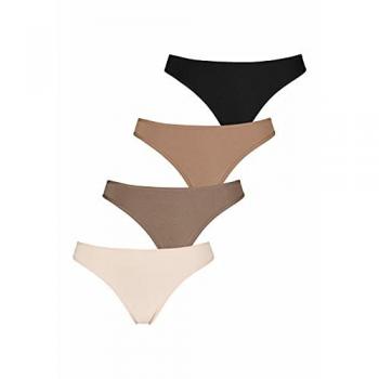 LASCANA String (4er-Pack) aus elastischer Baumwolle