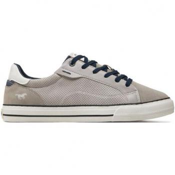 Mustang Halbschuh Herren, grauer Sneaker