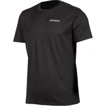 Merino Wool Teton Black Short Maglia