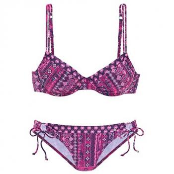 S.Oliver Bügel-Bikini, Damen Magenta, Gr. 36, Cup D