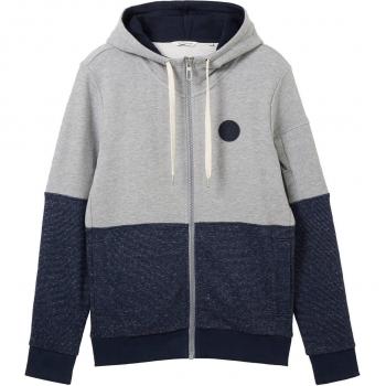 Tom Tailor Sweatshirt 1037759 grau Regular Fit
