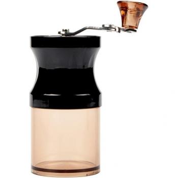 Portátil molinillo de café manual lavable, cerámica y acrílico fuerte