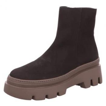 Paul Green Stiefelette Grau Damen 40,5 aus Nubukleder/Textil