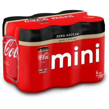 Coca-Cola Zero Light: 0 Calorías y 0 Cafeína – Pack 6×200 ml