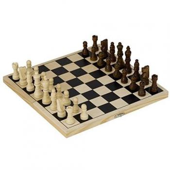 Chess Set In Plywood Box