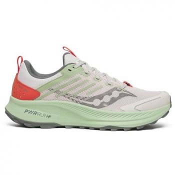 Scarpe da Trail Running Saucony Ride TR2 Grigio Verde Chiaro Uomo 44.5
