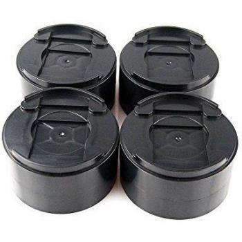 Black 8‑Pack Bed & Table Risers – 1‑2″ Adjustable, 1500 lb Capacity