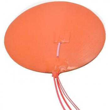 3D Printer Heat Bed Silicone Heating Pad 160mm Circular