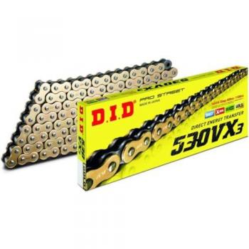 D.I.D Kettenkit 530VX3 G&B-100FT, 20 ZJ Master Links enthalten