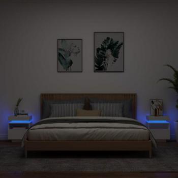 Wit LightBox Comodini 2pz