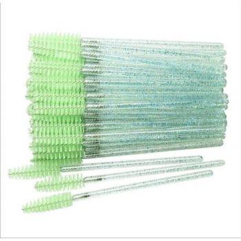 50 brosses à mascara en cristal pour maquillage